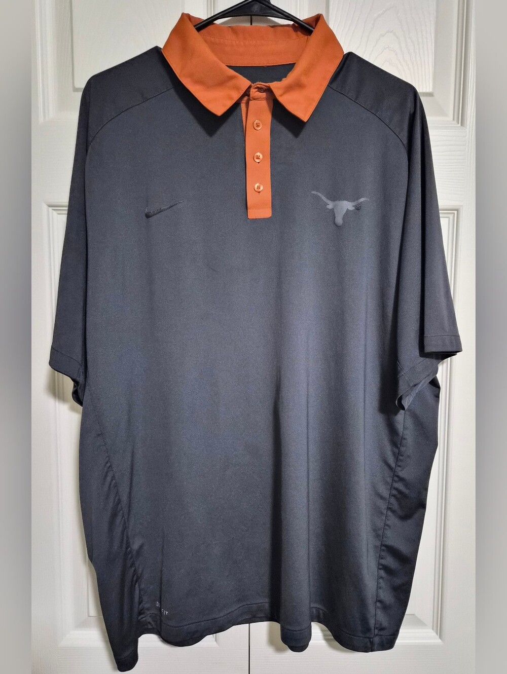 Men's Nike Dri-fit Texas Longhorn Polo Sz. XL